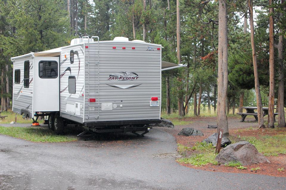 Slide-outs increase the width of RVs, and can require larger sites in park campgrounds/NPS files