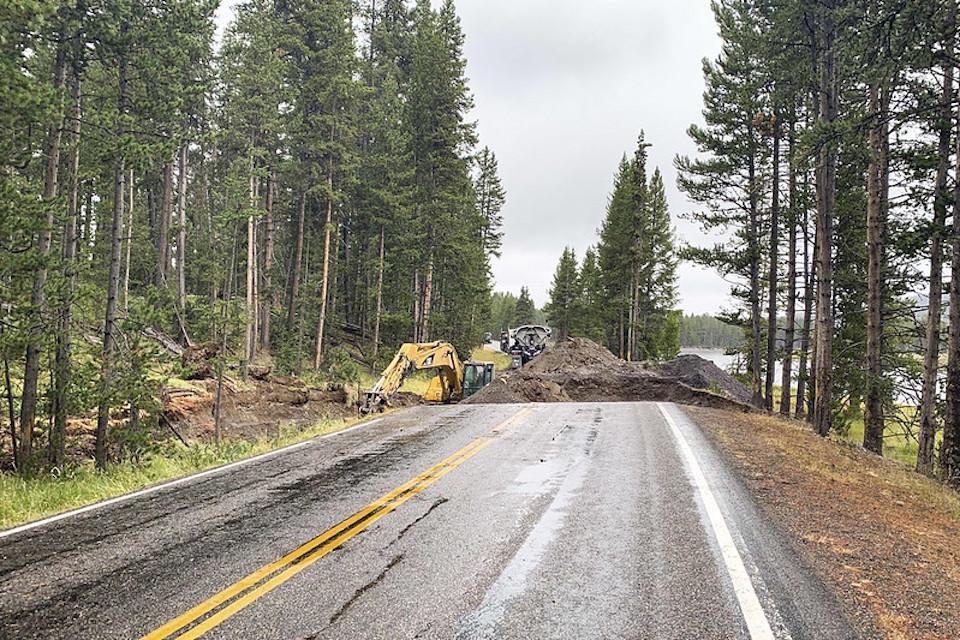 A 100-foot-wide by 10-foot-deep hole was dug in Yellowstone to cleanup soils contaminated by a 3,000-gallon gasoline spill/NPS, Cam Sholly