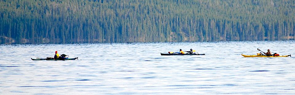 Kayakers on Shoshone Lake in Yellowstone/Kurt Repanshek file