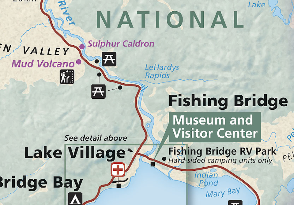 An accident involving a semi-truck hauling gasoline forced closure Thursday of the road between Mud Volcano and Fishing Bridge Junction in Yellowstone National Park.