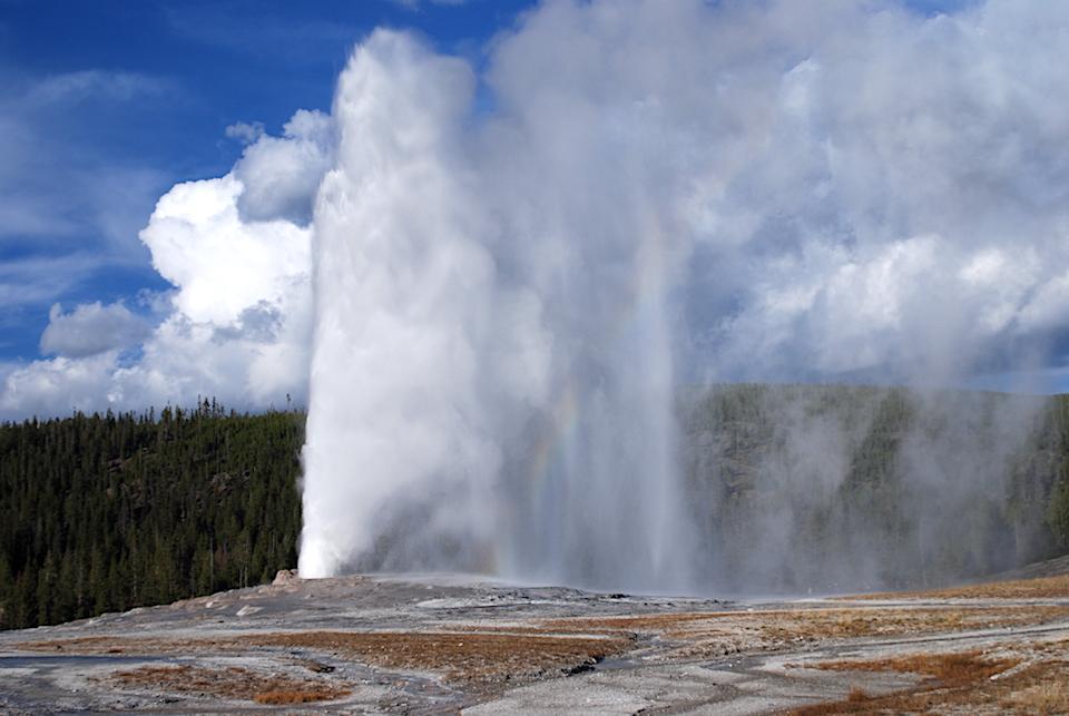 Yellowstone rangers are investigating how a woman entered the park illegally and fell into a thermal feature near Old Faithful/Kurt Repanshek file