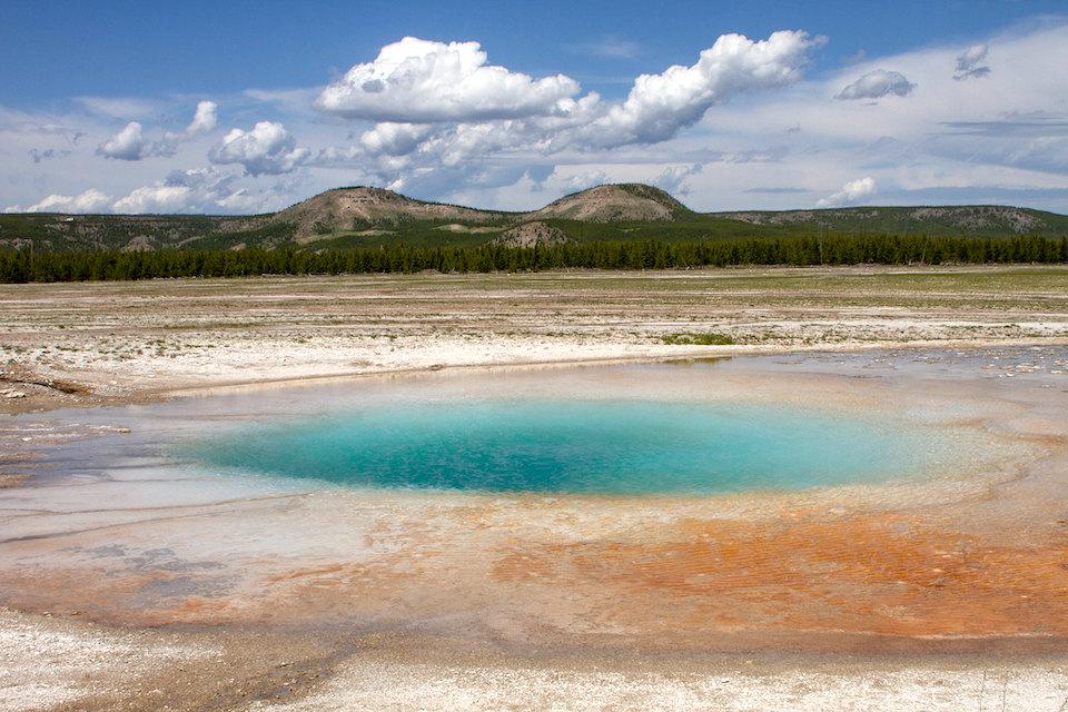 Two women were fined and jailed for walking on the bacterial mat surrounding Opal Pool in Yellowstone's Midway Geyser Basin/NPS, Diane Renkin file