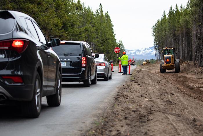 Road repairs in Yellowstone National Park are never-ending/NPS, Jacob W. Frank