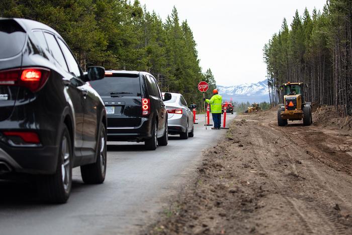 Road repairs in Yellowstone National Park are never-ending/NPS, Jacob W. Frank Road repairs in Yellowstone National Park are never-ending/NPS, Jacob W. Frank