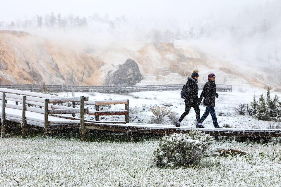 Springtime weather can be fickle in Yellowstone/NPS, Jacob W. Frank