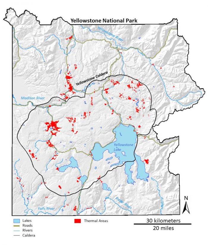 Yellowstone thermal areas/USGS