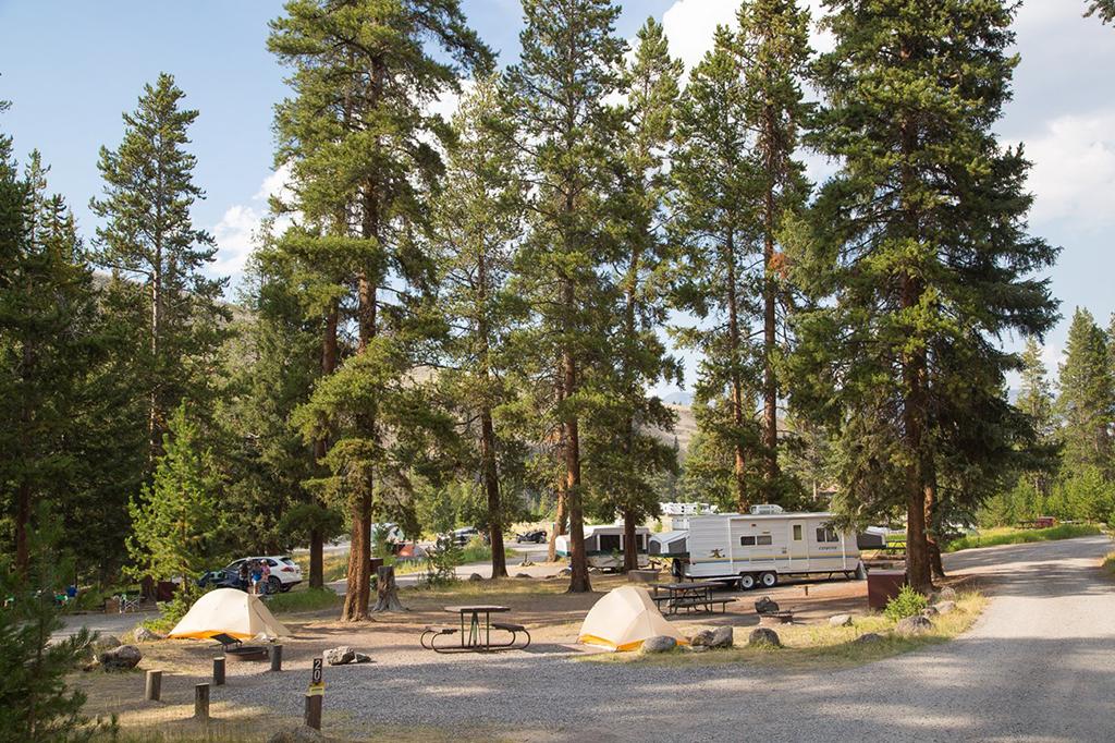 Campsites at the Tower Fall Campground, Yellowstone National Park / NPS - Neal Herbert