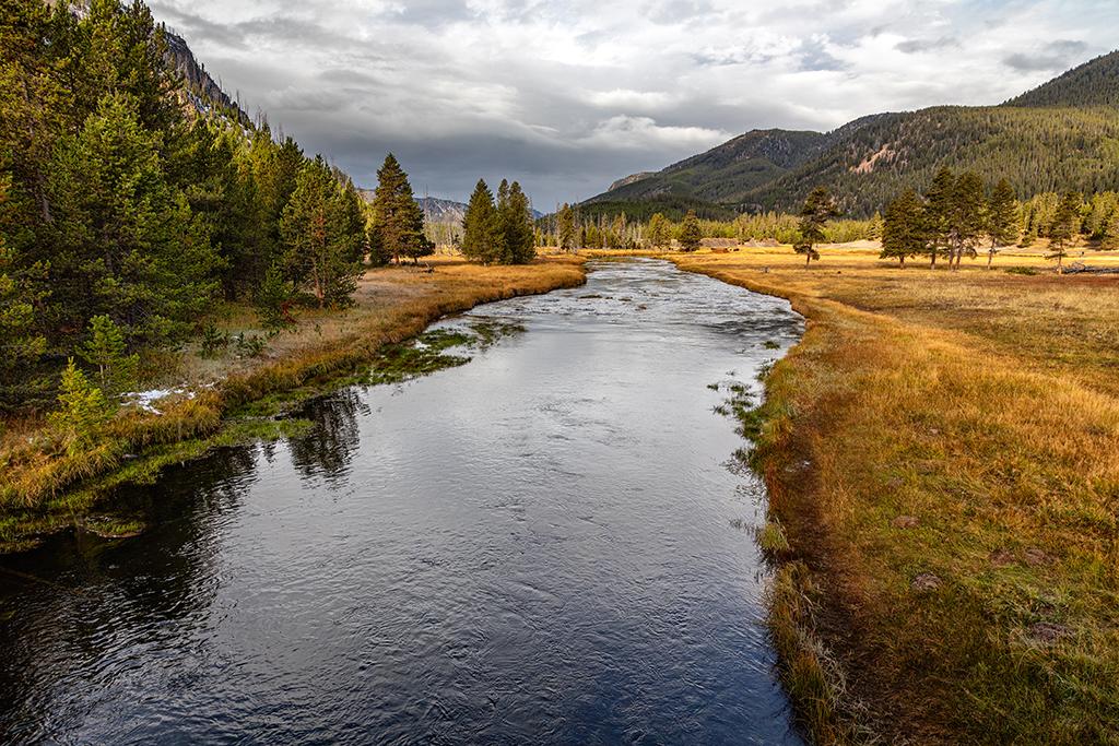 Looking west along the Madison River, Yellowstone National Park / Rebecca Latson