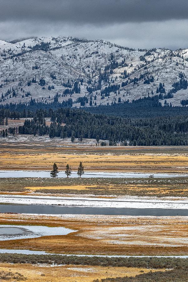 Layers of landscape in the Hayden Valley, Yellowstone National Park / Rebecca Latson