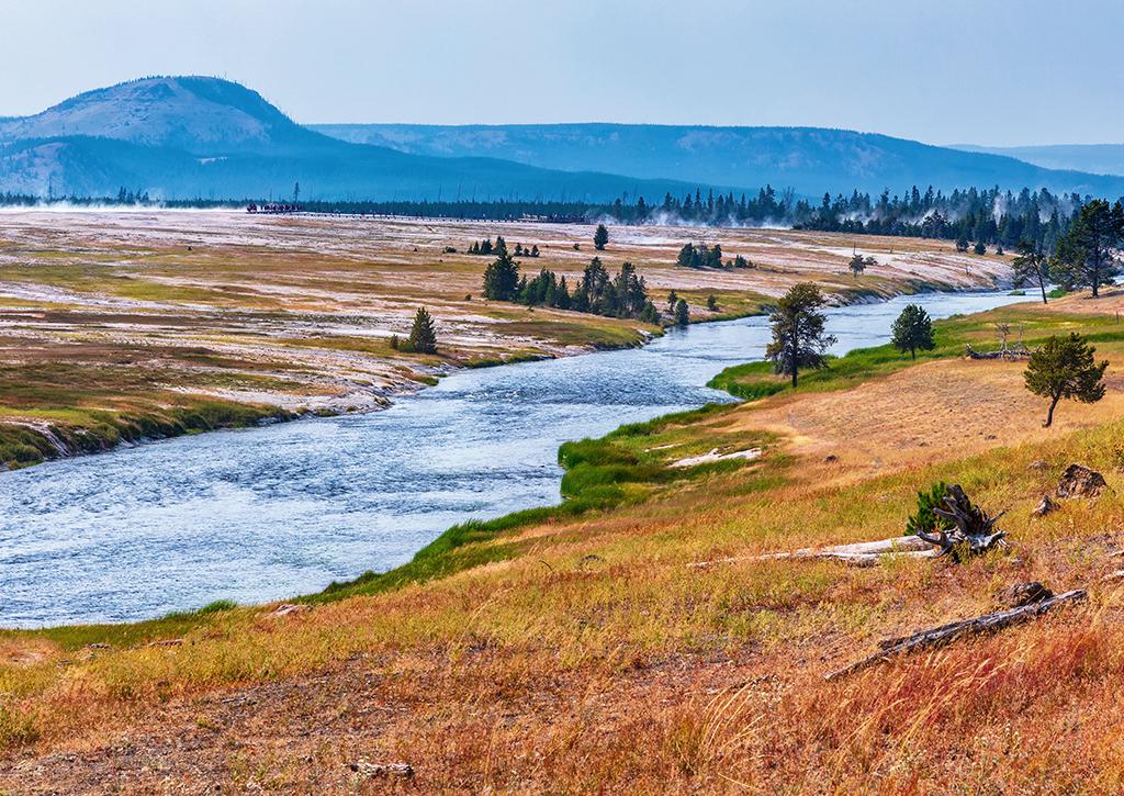 Looking toward Midway Geyser Basin, Yellowstone National Park / Rebecca Latson