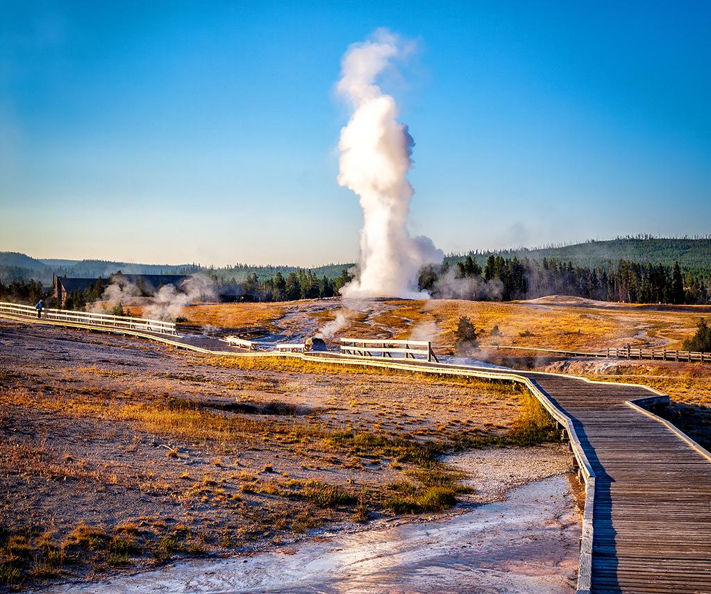 Thar she blows! Yellowstone National Park / Rebecca Latson