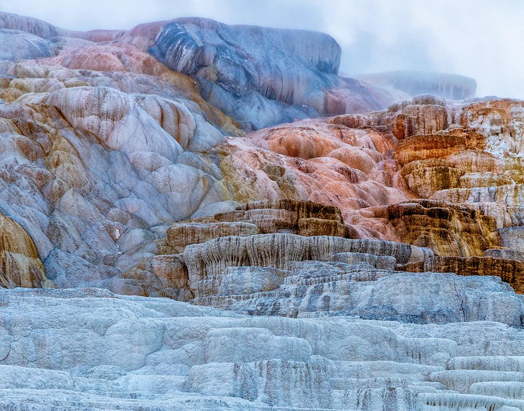 The colors of Palette Spring, Yellowstone National Park / Rebecca Latson