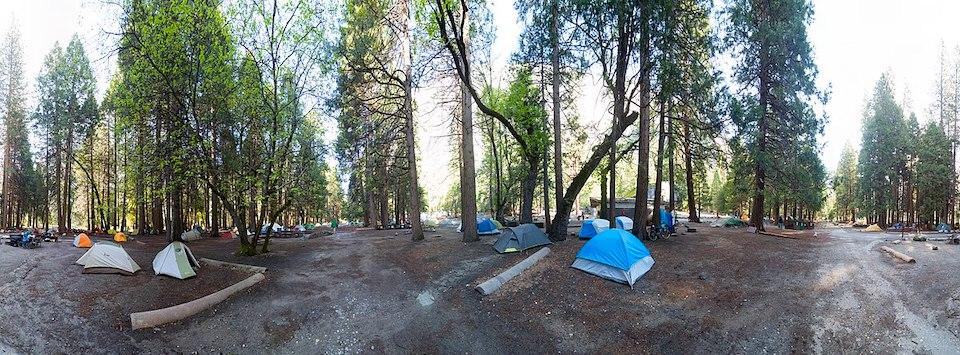 Camp 4 in Yosemite National Park/Photo by David Iliff. License: CC-BY-SA 3.0"