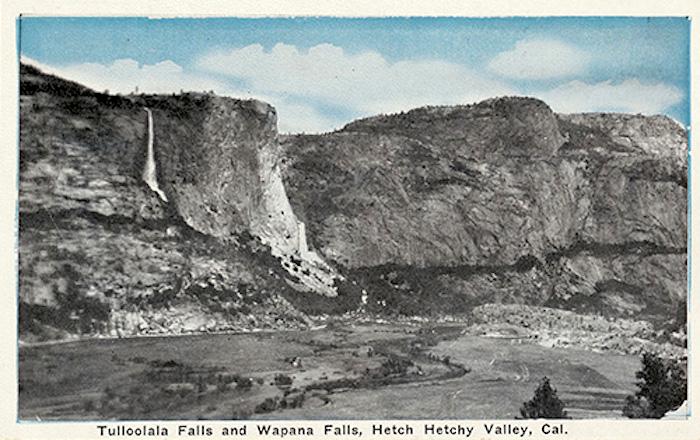 Postcard of Hetch Hetchy Valley