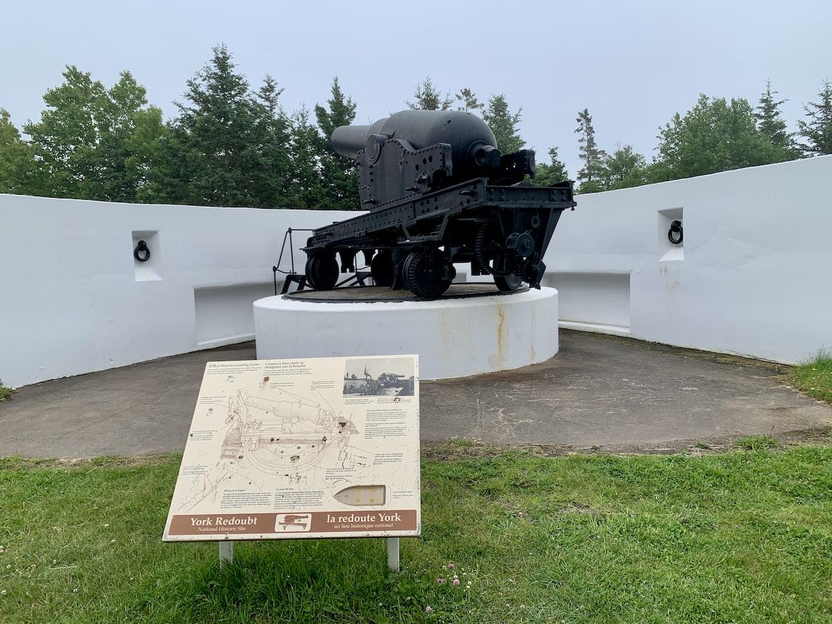 At York Redoubt, extensive signage lets visitors know what they are seeing and why it's important.