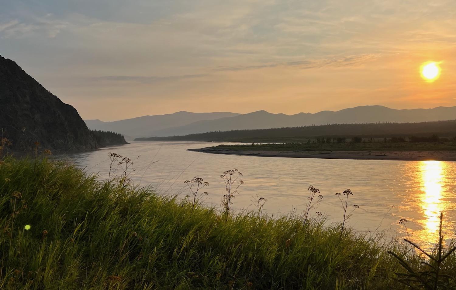 The Yukon River as it flows/Barbara Jensen