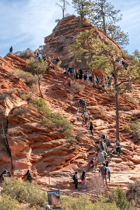 It will cost to hike to the top of Angels Landing in 2022/NPS 