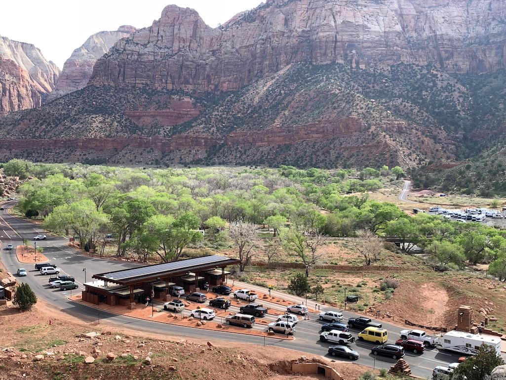 Zion National Park's south entrance station/NPS