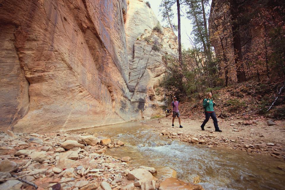 A collaborative effort has gained permanent protection for a section of the Zion Narrows Trail that winds through Simon Gulch on the northern border of Zion National Park/Mike Schirf