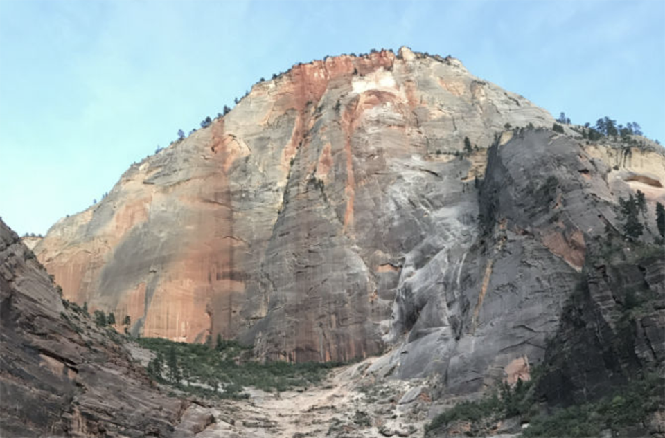 Rockfall caused injuries at Zion National Park/NPS.