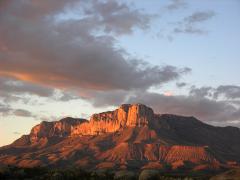 El Capitan at sunset, Guadalupe Mountains National Park, Texas