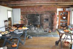 The hearth of a home at Morristown National Historical Park