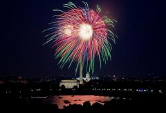 Fourth of July fireworks celebration, National Mall and Memorial Parks