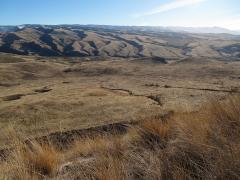 A view of the landscape of White Bird Canyon, site of the battle between the Nez Perce Indians and the U.S. Army, Nez Perce National Historical Park